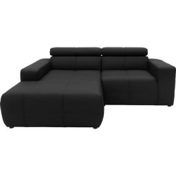 DOMO collection Ecksofa Brandon, Mit Kopfteilverstellung, auch in Leder
