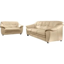 sit&more Polstergarnitur, Kunstleder SOFTLUX® (2-tlg), aus je einem 2- und 3-Sitzer