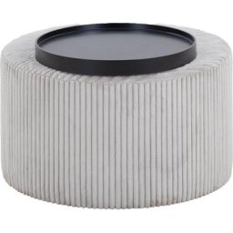 SalesFever Couchtisch, Bezug in moderner Cord-Optik
