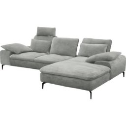 W.SCHILLIG Ecksofa valentinoo, Set, inklusive Hocker, mit Sitztiefenverstellung, Breite 299 cm
