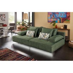 Jockenhöfer Gruppe Big-Sofa Marrakesch, mit indirekter LED-Ambiente-Beleuchtung, schwebende Optik