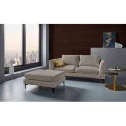 Places of Style 2-Sitzer Nixon, mit Metall Beinen