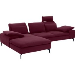 W.SCHILLIG Ecksofa valentinoo, Set, inklusive Hocker, mit Sitztiefenverstellung, Breite 299 cm