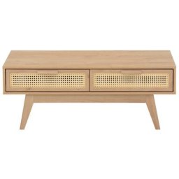 Home affaire Couchtisch Bridget (1-St), 2 Schubladen, Beine aus Massivholz, Breite 110 cm, Höhe 43 cm