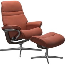 Stressless® Relaxsessel Sunrise, mit Cross Base, Größe S, M & L, Holzakzent Wenge