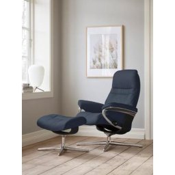 Stressless® Relaxsessel Sunrise, mit Cross Base, Größe S, M & L, Holzakzent Schwarz