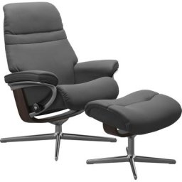 Stressless® Relaxsessel Sunrise, mit Cross Base, Größe S, M & L, Holzakzent Wenge