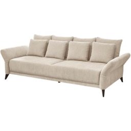 Jockenhöfer Gruppe Big-Sofa Schenna, verstellb.Armlehnen,Federkernpolsterung,8 Kissen,frei im Raum stellbar