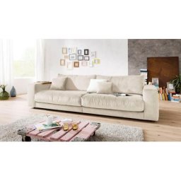 3C Candy Big-Sofa Enisa II, incl. 1 Flatterkissen, Wahlweise mit Flecken-Schutz-Bezug Easy care