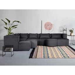 GALA Ecksofa Rue Ginoux, 8 Teile, zusammengesetzt aus Modulen, in vielen Bezugsqualitäten und Farben