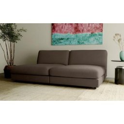 andas Big-Sofa Pori, mit tiefer Sitzfläche, in 2 Bezugsqualitäten