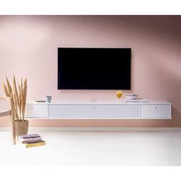 Hammel Furniture Media-Board Mistral, mit zwei Schubladen und Klapptür, Kabeldurchführung, Breite: 220 cm