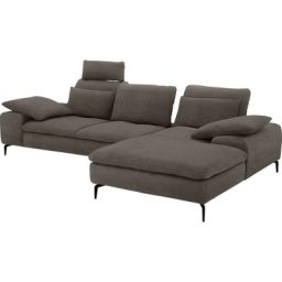W.SCHILLIG Ecksofa valentinoo, Set, inklusive Hocker, mit Sitztiefenverstellung, Breite 299 cm