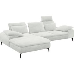 W.SCHILLIG Ecksofa valentinoo, Set, inklusive Hocker, mit Sitztiefenverstellung, Breite 299 cm