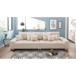 Mr. Couch Big-Sofa, wahlweise mit Kaltschaum (140kg Belastung/Sitz) und AquaClean-Stoff