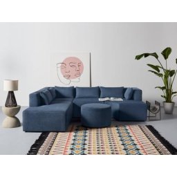 GALA Ecksofa Rue Ginoux, 5 Teile, zusammengesetzt aus Modulen, in vielen Bezugsqualitäten und Farben.