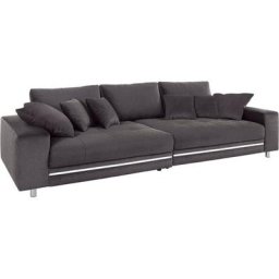 Mr. Couch Big-Sofa, wahlweise mit Kaltschaum (140kg Belastung/Sitz) und RGB-Beleuchtung