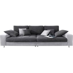 Mr. Couch Big-Sofa Tobi, wahlweise mit Kaltschaum (140kg Belastung/Sitz) und RGB-Beleuchtung