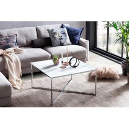 SalesFever Couchtisch, Tischplatte in Marmoroptik