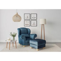 Home affaire Ohrensessel Queenie Ohrenseesel (1-St), mit softem, weichem Sitzkomfort und zeitlosem Design