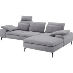 W.SCHILLIG Ecksofa valentinoo, Set, inklusive Hocker, mit Sitztiefenverstellung, Breite 299 cm
