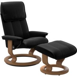 Stressless® Fußhocker Admiral, mit Classic Base, Gestell Eiche