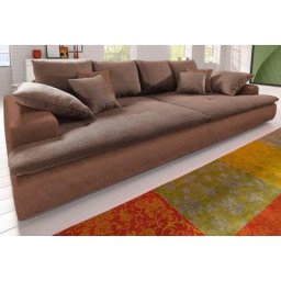 Mr. Couch Big-Sofa Haiti, wahlweise mit Kaltschaum (140kg Belastung/Sitz) und RGB-Beleuchtung