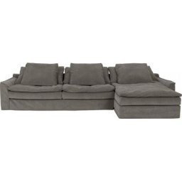furninova Big-Sofa Sake, mit 6 Kissen, abnehmbarer Hussenbezug, Kissen mit Federn gefüllt