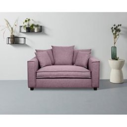 Leonique 1,5-Sitzer Kambre, mit vielen losen Zierkissen