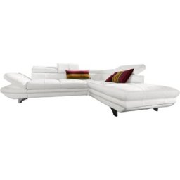 COTTA Polstergarnitur, (Set), Set: Ecksofa, Hocker, Kopfteilverstellung, wahlweise mit Bettfunktion