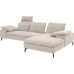 W.SCHILLIG Ecksofa valentinoo, Set, inklusive Hocker, mit Sitztiefenverstellung, Breite 299 cm