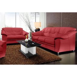 sit&more Polstergarnitur, Kunstleder SOFTLUX® (2-tlg), aus je einem 2- und 3-Sitzer