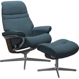 Stressless® Relaxsessel Sunrise, mit Cross Base, Größe S, M & L, Holzakzent Wenge