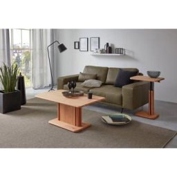 Vierhaus Couchtisch, Couchtisch, Platte kernbuche geölt Massiv, höhenverstellbar