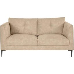 Leonique 2-Sitzer Venadour, zeitlose Optik, hohe Füße aus Metall, auch für kleinere Räume geeignet
