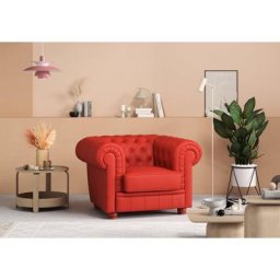Max Winzer® Chesterfield-Sessel Kent, Sessel mit edler Knopfheftung, Breite 110 cm