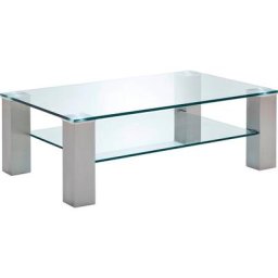 MCA furniture Couchtisch Asta, Glastisch mit Sicherheitsglas, belastbar bis 20 kg
