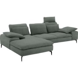 W.SCHILLIG Ecksofa valentinoo, Set, inklusive Hocker, mit Sitztiefenverstellung, Breite 299 cm