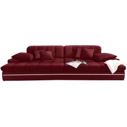 Mr. Couch Big-Sofa Biarritz 2, wahlweise mit Kaltschaum (140kg Belastung/Sitz), Kopfteilverstellung