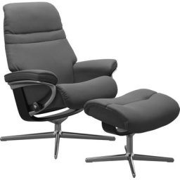 Stressless® Relaxsessel Sunrise, mit Cross Base, Größe S, M & L, Holzakzent Schwarz