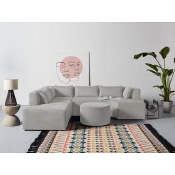 GALA Ecksofa Rue Ginoux, 5 Teile, zusammengesetzt aus Modulen, in vielen Bezugsqualitäten und Farben.