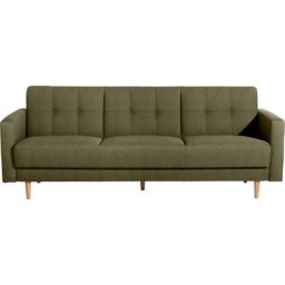 Max Winzer® 3-Sitzer Jesper, Schlafsofa mit Knopfheftung im Rücken, inklusive Bettkasten