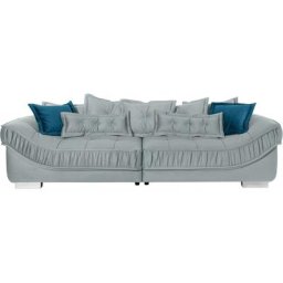 Leonique Big-Sofa Diwan, Breite 300 cm, lose Zier- und Rückenkissen