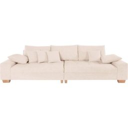 Mr. Couch Big-Sofa, wahlweise mit Kaltschaum (140kg Belastung/Sitz) und AquaClean-Stoff