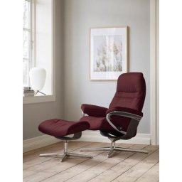 Stressless® Relaxsessel Sunrise, mit Cross Base, Größe S, M & L, Holzakzent Wenge