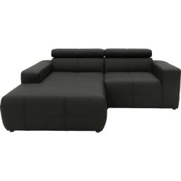 DOMO collection Ecksofa Brandon, Mit Kopfteilverstellung, auch in Leder