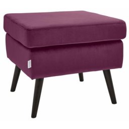 Guido Maria Kretschmer Home&Living Hocker Salla, Bezug auch in Luxus-Microfaser in Teddyfelloptik