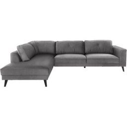 Guido Maria Kretschmer Home&Living Ecksofa Cosini, mit eleganter Kreuznaht in den Rückenkissen