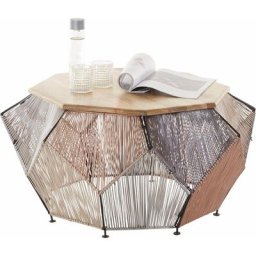 Home affaire Couchtisch Roger, Roger» mit Kordeln im Metallrahmen, Breite 90 cm