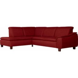 Max Winzer® Ecksofa Alessio, mit abgerundeter Rückenlehne, Ottomane wahlweise links oder rechts